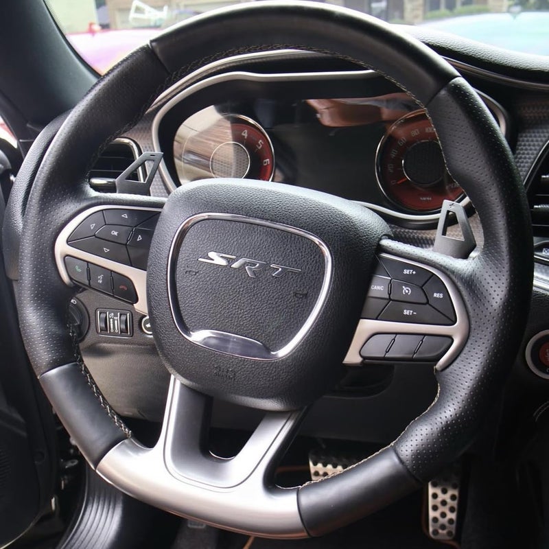 GRIDREADY Paddle Shifter Extension for 2015+ Dodge Charger Accessories, Challenger, Durango, Grand Cherokee. Interior Upgrade fits sxt, gt, rt, Daytona, scat Pack, Hellcat, hemi, 392 and SRT - Image 2